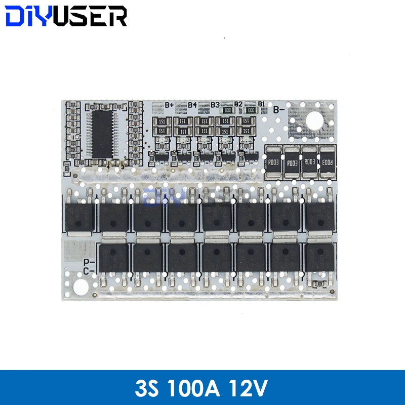 2S 3S 4S 5S Li-ion Lithium Battery 18650 Charger BMS 20A 25A 30A 40A 60A 100A Protection Board with Balance For Drill Motor