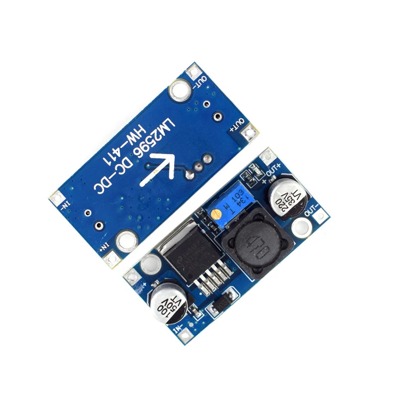 5 Pack LM2596S Buck Converter DC to DC Converter High Efficiency Voltage Regulator 3.0-40V to 1.5-35V Buck Converter Adjustable
