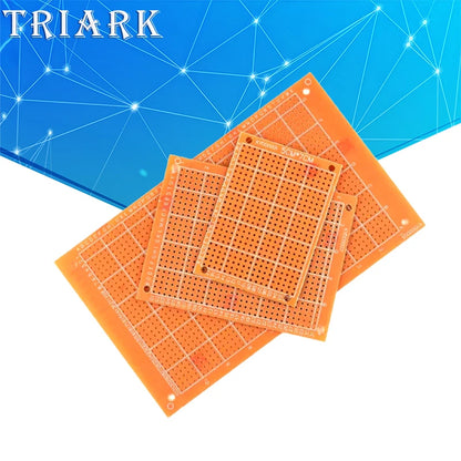 Single Side PCB 5X7 7X9 9X15 10X22 12X18 13X25 18X30mm Universal Board Experimental Bakelite Copper Plate Circuirt Board