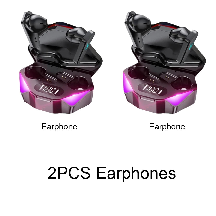 X15 TWS Gaming Earbuds Wireless Bluetooth Earphones With Mic Bass Audio Sound Positioning 9D Stereo Music HiFi Headset For Gamer