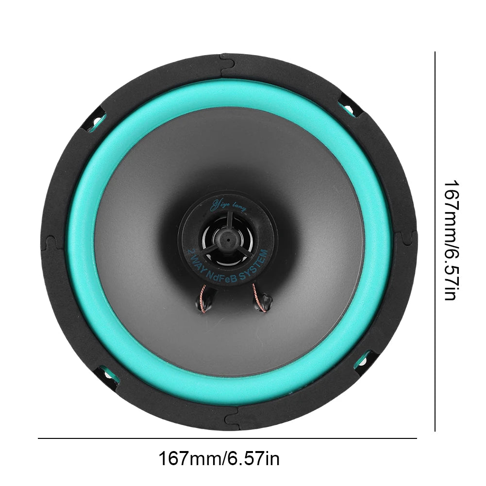 4/5/6.5 Inch Universal Car Speaker 100W/160W HiFi Coaxial Subwoofer Sensitivity 92dB Car Audio Music Stereo Full Range Speaker