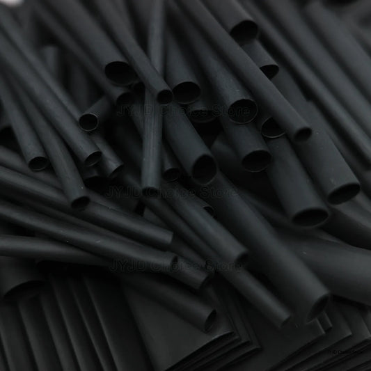 127Pcs Heat Shrink Tube Sleeving Tubing Assortment Kit Electrical Connection Electrical Wire Wrap Cable Waterproof Shrinkage 2:1