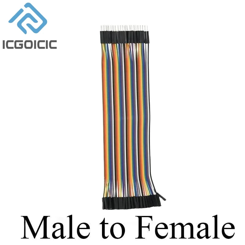 120PCS Dupont Line 10CM 20CM 30CM 40Pin Male to Male + Male to Female Female to Female Jumper Wire Dupont Cable for DIY KIT