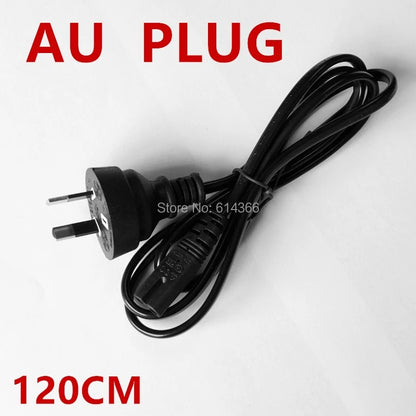 NEW Durable 2-Prong 1.2m EU US AU UK 4Standards AC Power Supply Adapter Cord Cable Lead Charging Line Wires