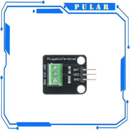 PLR Waterproof 100CM Digital Sensor Cable DS18B20 Temperature Module Kit Stainless Steel Probe Terminal Adapter Arduino