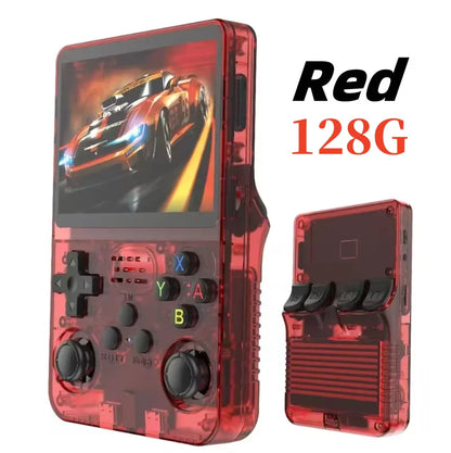 Retro Handheld R36S Video Game Console Linux System 3.5 Inch IPS Screen  Portable Pocket Video Player 64GB 128GB