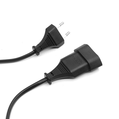 EU Power Extension cable 2-Prong European EU Male to Female Power Extension Cord 5M/3M/1.5M/1M/0.5M EU AC power cord Extension