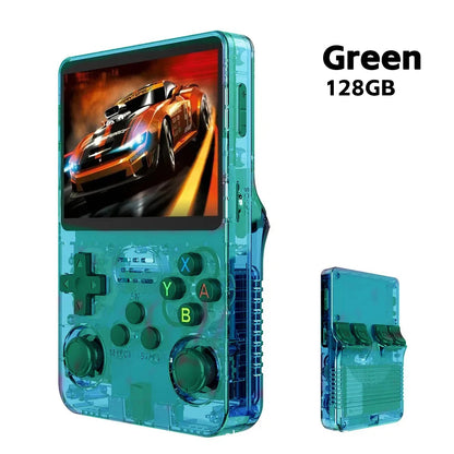 Retro Handheld R36S Video Game Console Linux System 3.5 Inch IPS Screen  Portable Pocket Video Player 64GB 128GB