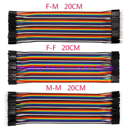 40PIN 30CM 20CM 10CM Dupont Line Male to Male Female to Male Female to Female Jumper Dupont Wire Cable for Arduino DIY KIT