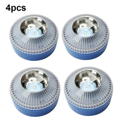 Led Car Emergency Light Flashing Light Magnetic Induction Road Accident Light Portable Strobe Warning Light Safety Accessory