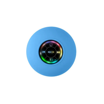 2025 Bathroom Waterproof Wireless LED Bluetooth Speaker Large Suction Cup Mini Portable Speaker Outdoor Sports Stereo Speaker