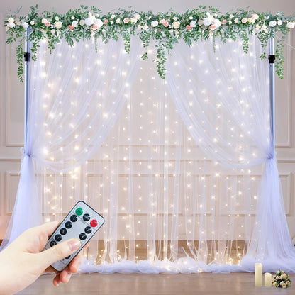 USB Curtain String Lights 8 Modes Fairy Light Christmas Halloween Garland Holiday Led Light Wedding Party Home Bedroom Decor