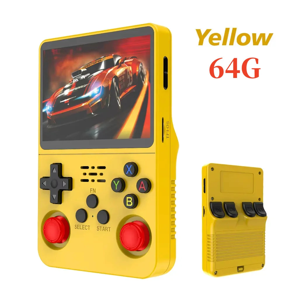 Retro Handheld R36S Video Game Console Linux System 3.5 Inch IPS Screen  Portable Pocket Video Player 64GB 128GB