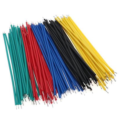 120PCS/set 24AWG Tin-Plated Breadboard PCB Solder Cable 24AWG 8cm Fly Jumper Wire Tin Conductor Wires 1007-24AWG Connector Wire