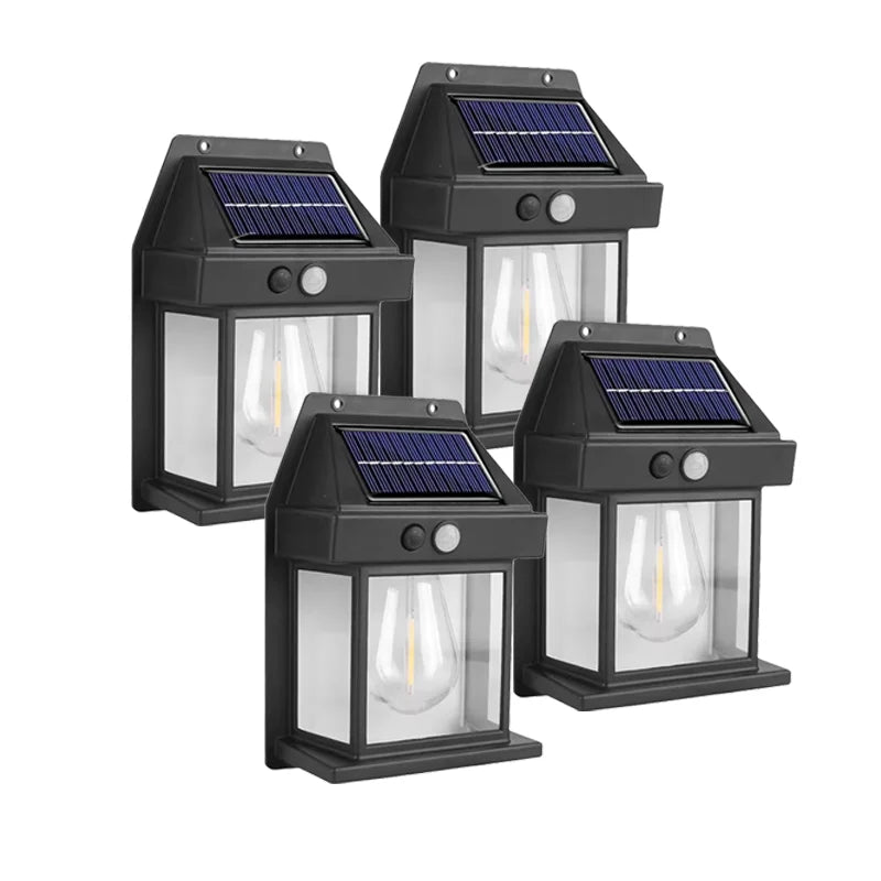 Powerful Outdoor Solar LED Street Light Waterproof Solar Lamp Garden Yard Pathway Wall Decoration External Lighting Fixture