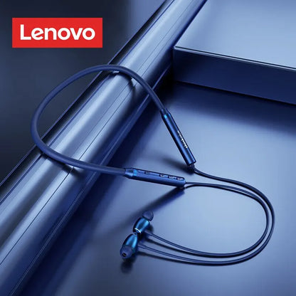 Original Lenovo HE05X Bluetooth Neckband Earphones Wireless Earbuds Magnetic Neckband Earbuds Waterproof Sport Headset with Mic