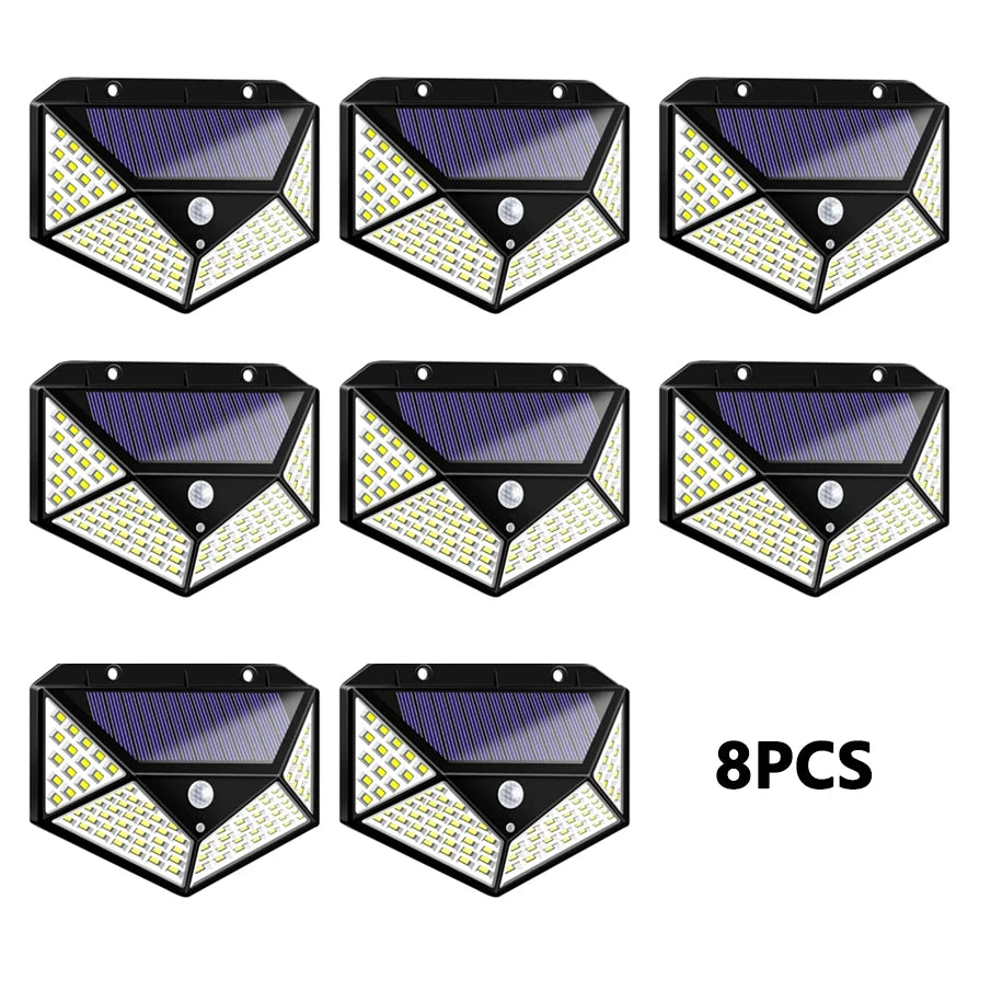 1/2/4Pcs Intelligent Light Controlled LED Solar Lights Waterproof Human Body Sensing Street Light for Outdoor Garden Lighting