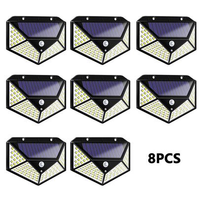 1/2/4Pcs Intelligent Light Controlled LED Solar Lights Waterproof Human Body Sensing Street Light for Outdoor Garden Lighting