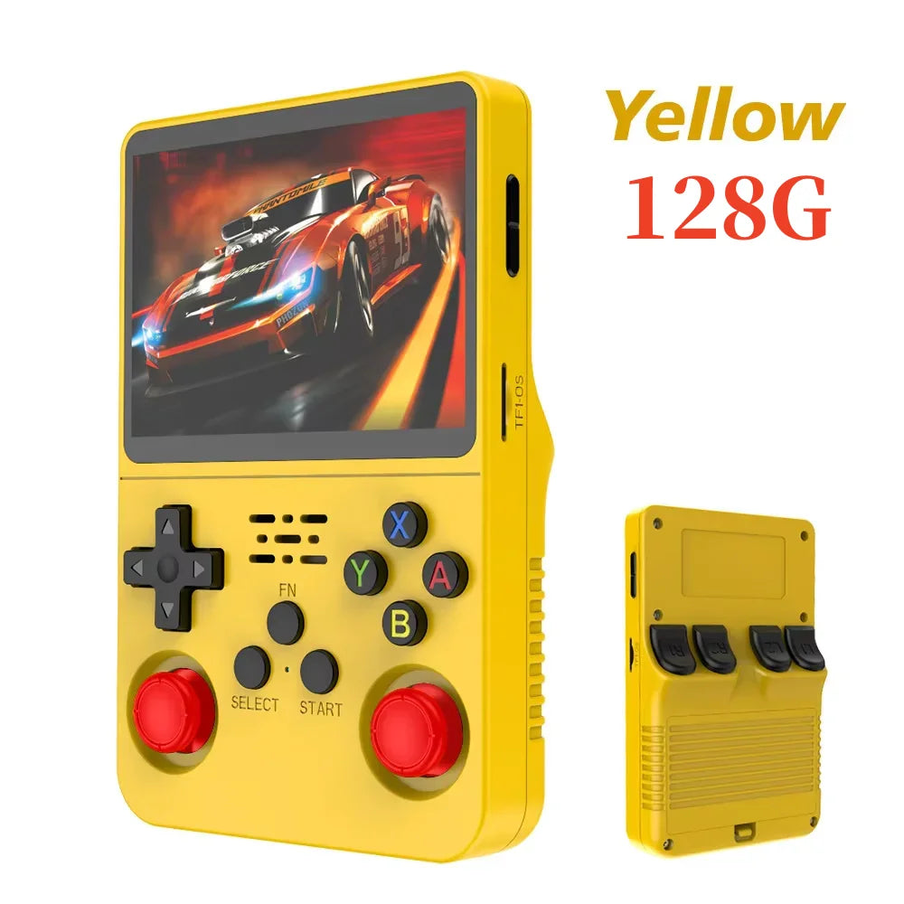 Retro Handheld R36S Video Game Console Linux System 3.5 Inch IPS Screen  Portable Pocket Video Player 64GB 128GB