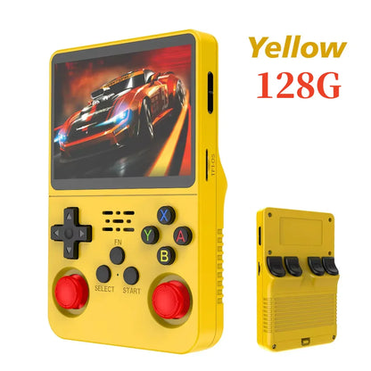 Retro Handheld R36S Video Game Console Linux System 3.5 Inch IPS Screen  Portable Pocket Video Player 64GB 128GB
