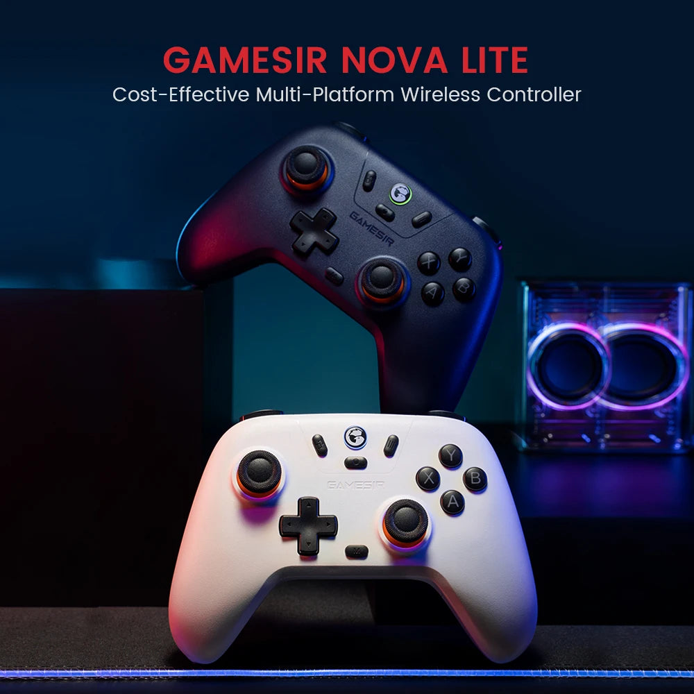 GameSir Wireless Switch Controller Nova Lite Bluetooth Gamepad with Hall Effect for Nintendo Switch iPhone Android Phone PC