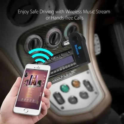 Car Bluetooth 5.0 Audio Receiver 3.5mm 3.5 AUX Jack Stereo Music Car Transmitter Speaker Amplifier Wireless Adapter with Mic