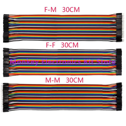 40PIN 30CM 20CM 10CM Dupont Line Male to Male Female to Male Female to Female Jumper Dupont Wire Cable for Arduino DIY KIT