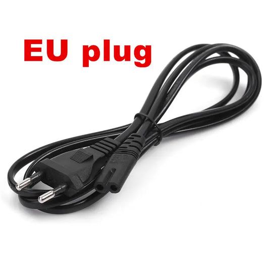 NEW Durable 2-Prong 1.2m EU US AU UK 4Standards AC Power Supply Adapter Cord Cable Lead Charging Line Wires