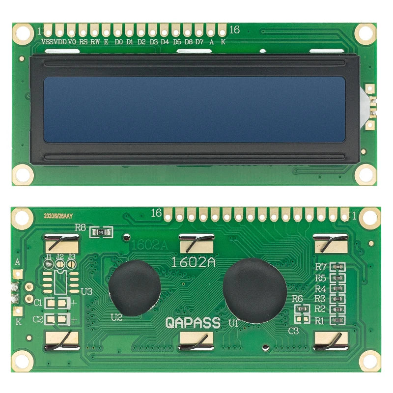 LCD1602 I2C Display Module Blue Green Screen 5V PCF8574 IIC Adapter Llate for Arduino