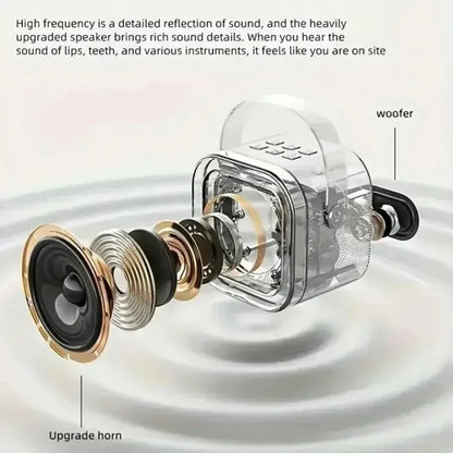 Enjoy the Party-Portable K12 Bluetooth Karaoke Machine with 5.3 PA Speaker System,Wireless Microphones for Home Entertainment