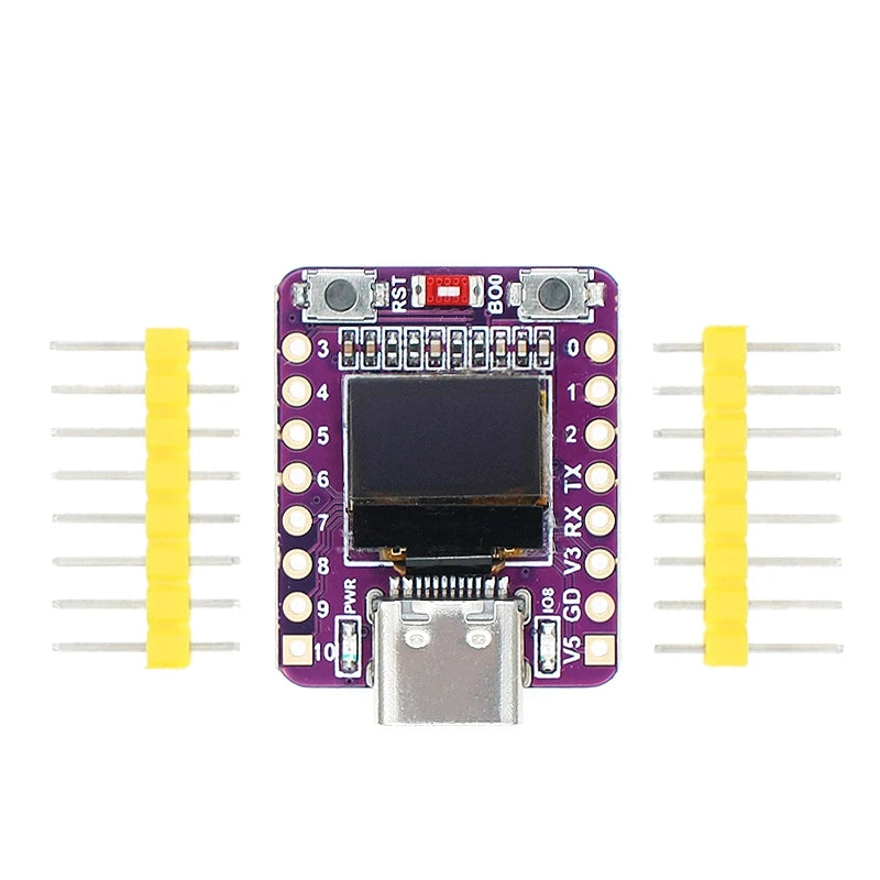 ESP32-C3 OLED development board with 0.42 inch OLED module ceramic antenna wifi Bluetooth ESP32 supermini development board