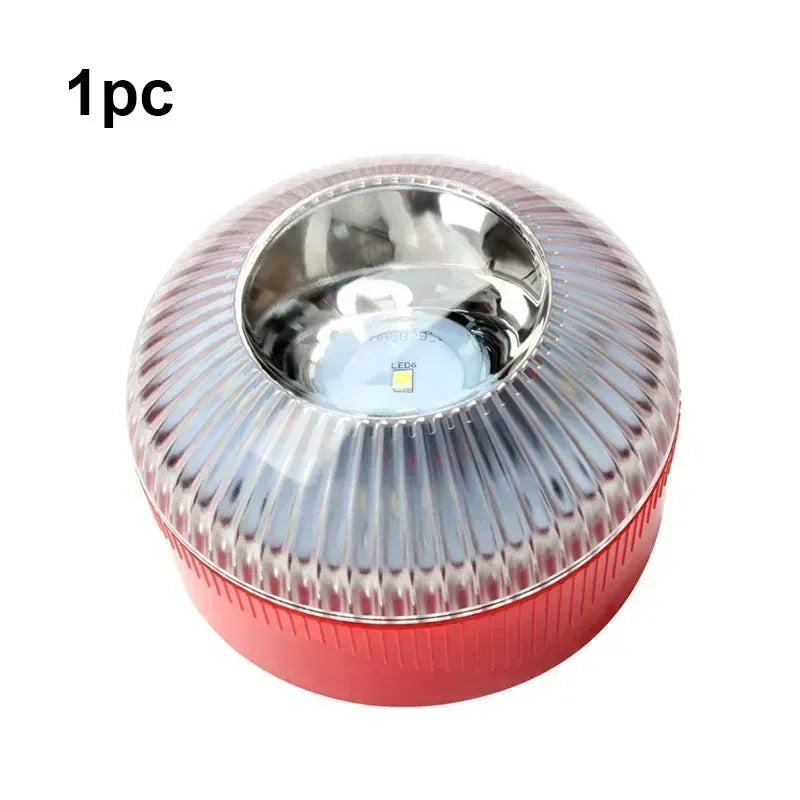 Led Car Emergency Light Flashing Light Magnetic Induction Road Accident Light Portable Strobe Warning Light Safety Accessory