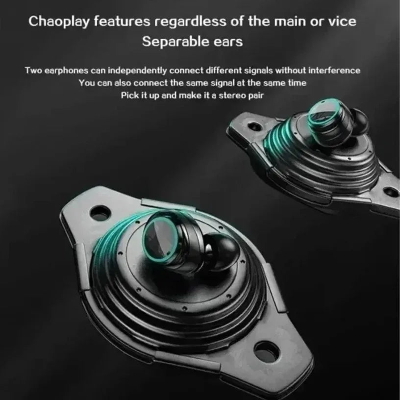 M25 Wireless Noise Reduction HQ High Quality TWS Earphone M25 In-ear Type-C LED Display Recharge Earphone Headphone