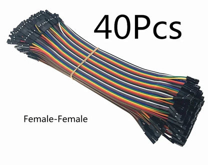 Dupont Line 10CM 20CM 30CM 40Pin Male to Male + Male to Female and Female to Female Jumper Wire Dupont Cable for Arduino DIY KIT
