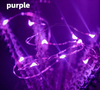 USB Led Fairy Lights Copper Wire String 20M 200LED Holiday Outdoor Lamp Garland For Christmas Tree Wedding Party Decoration